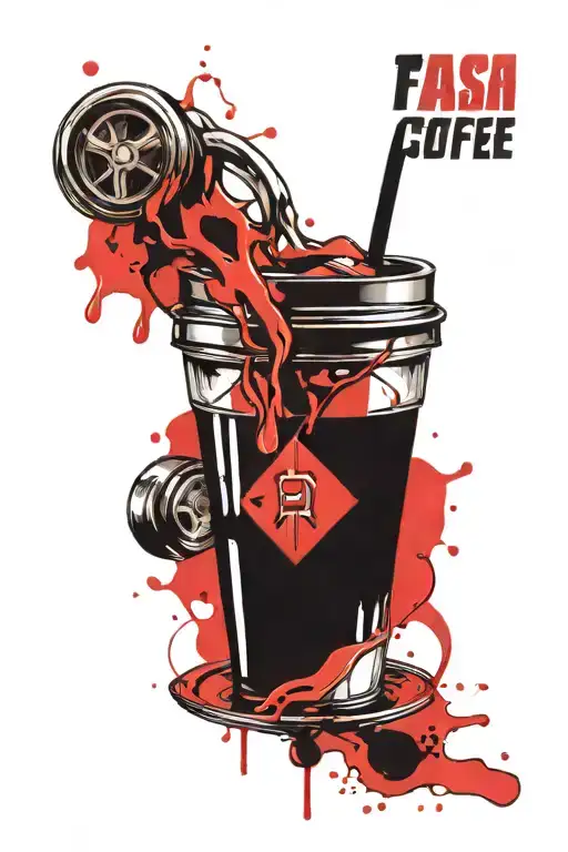 Speciality Coffee Conceptual Tattoo Design