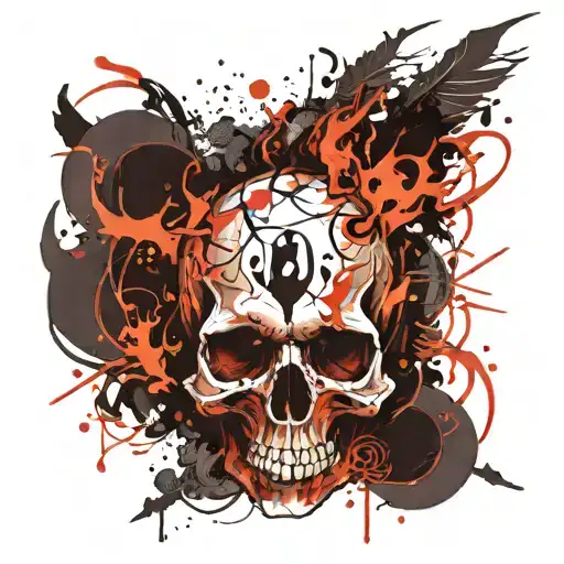 Skull And Fire Rising