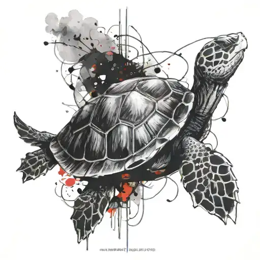 Turtle Sketchy Illustration