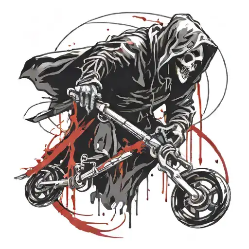 Reaper Holding A Scythe