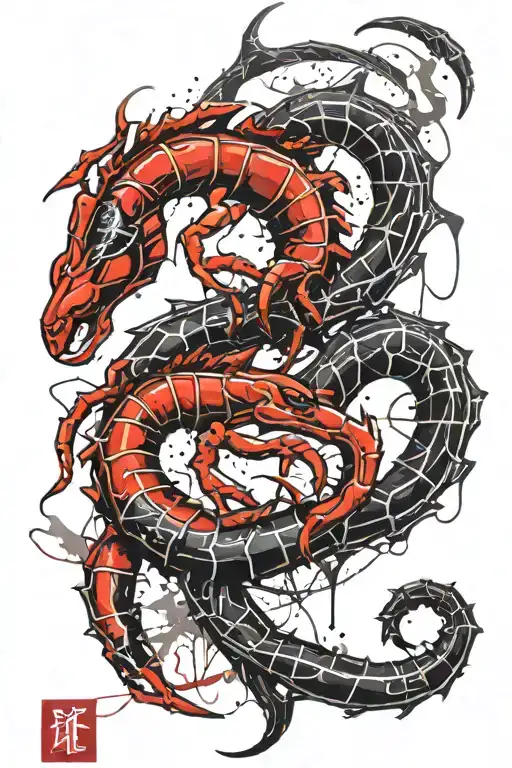 Scorpion And Capricorn Zodiac Signs Merged