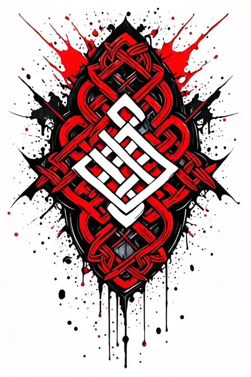 Celtic Knotwork Design Incorporating