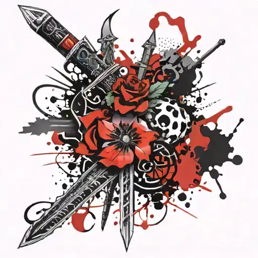 Sword Tatto Design