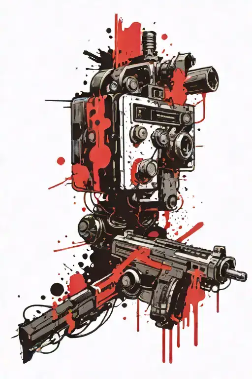 Minimalist Videogame Background