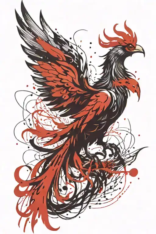 Phoenix Rising From The Ashes