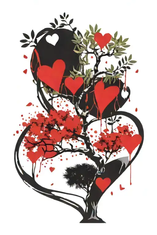 Love Heart Olive Tree