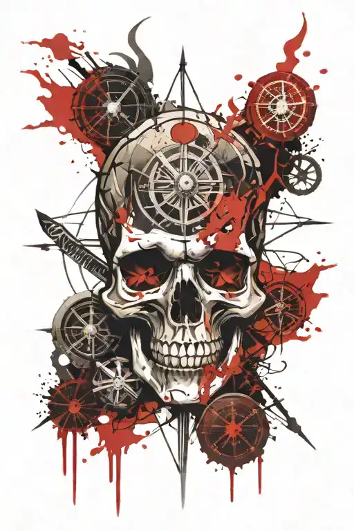 Skull And Compass