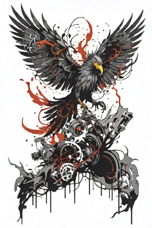 Phoenix Rising From The Ashes