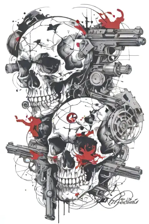 Skulls Guns Money