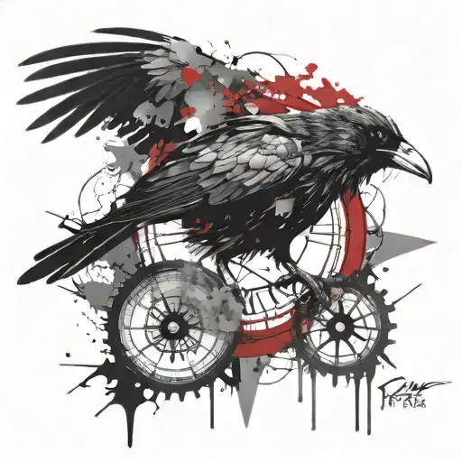 Queen Raven And Compass Rose