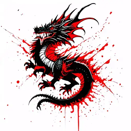 Dragon And Combat Sign