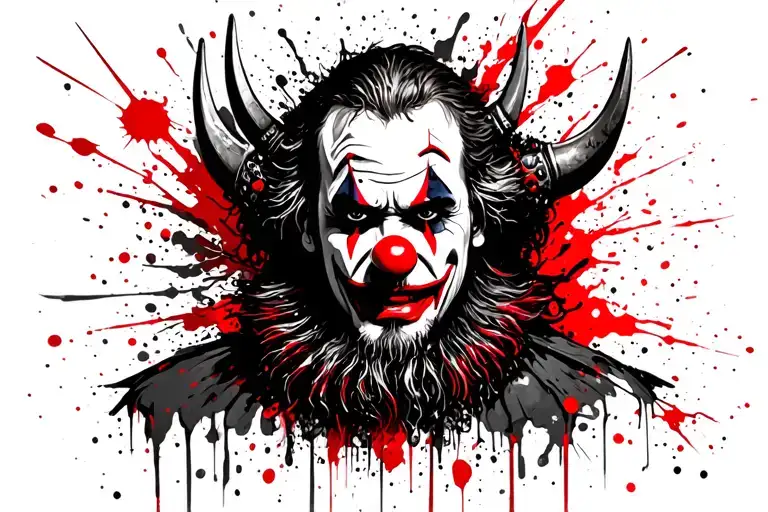 Clown Viking Warrior