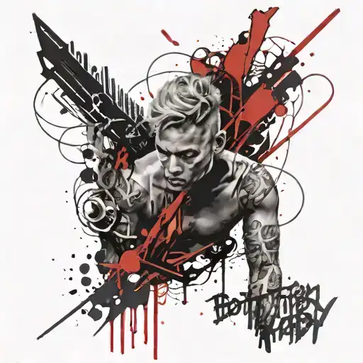 A Tattoo That Says Bottom Baby