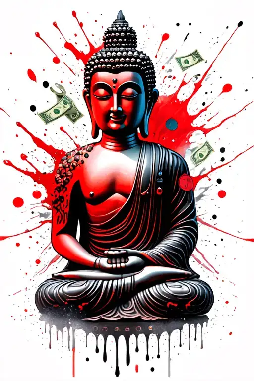 Buddha With Money Commitment