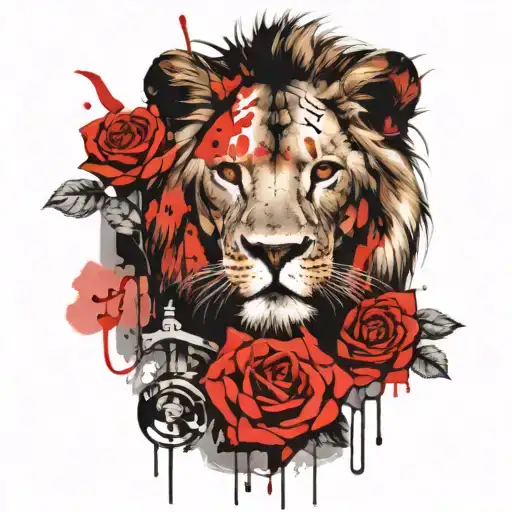 Lion And One Rose And House And 1987