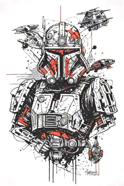 Star Wars Marvel Characters Mashup Steampunk Style