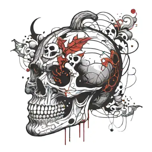 Pumpkin Skull