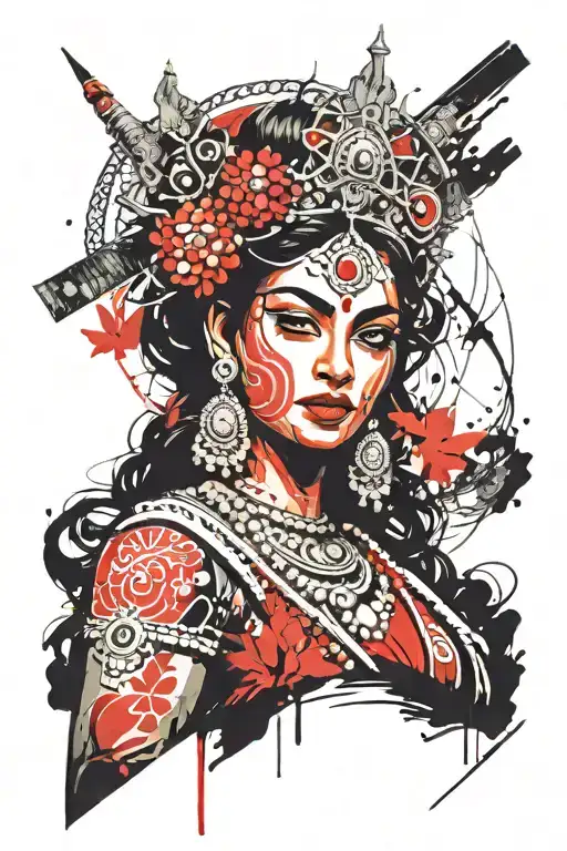 Hindu Female God Maa Durga