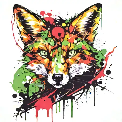 Fox Sin Of Greed Blood Green Colors
