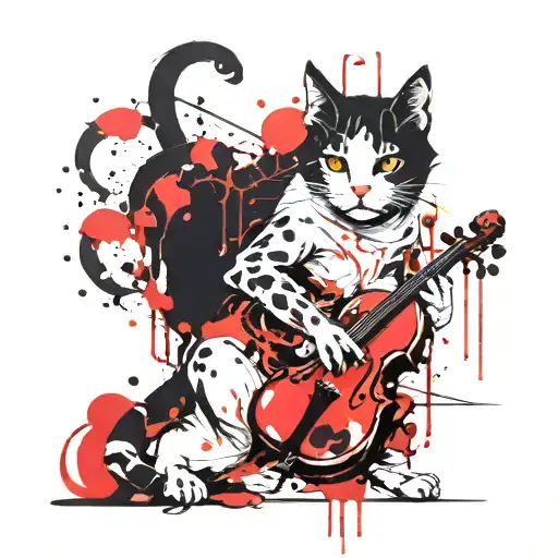 Cat And A Fiddle