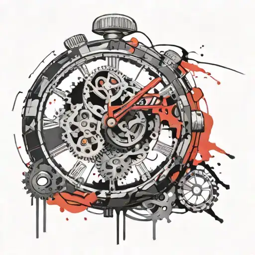 Watch Horloge Mechanic Suspension Mtb Race Car