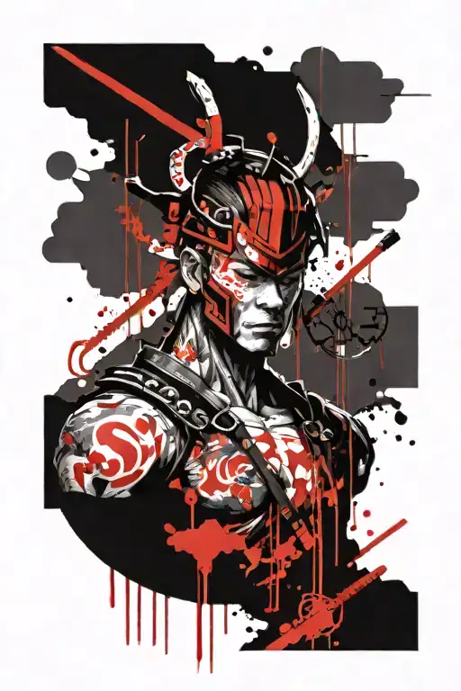 Cyborg Samurai Sward