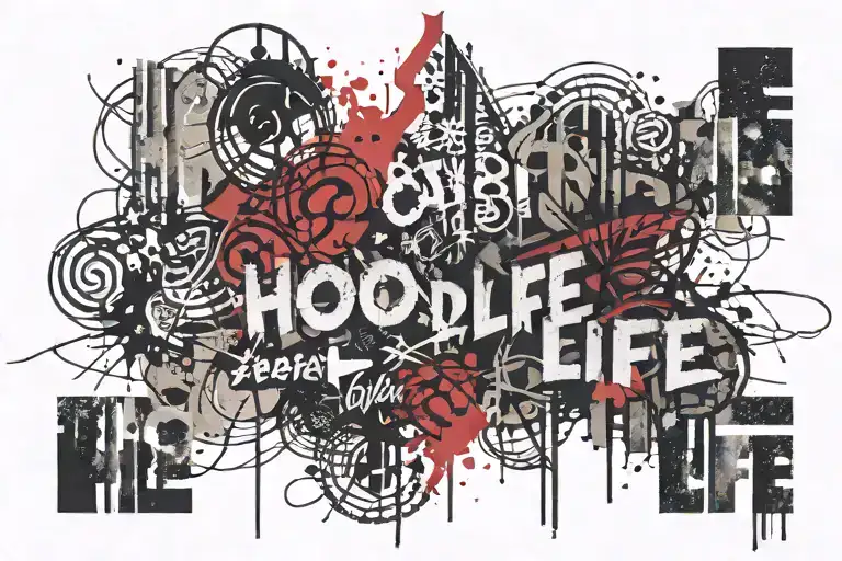 Hood Life Text
