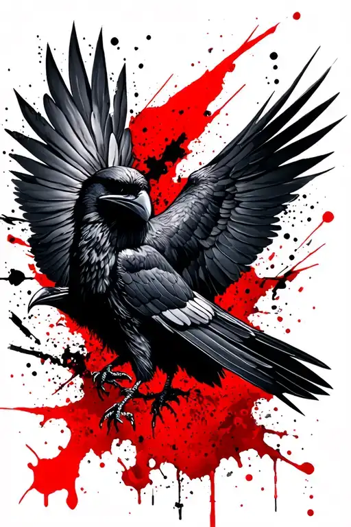 Hugin And Munin Raven