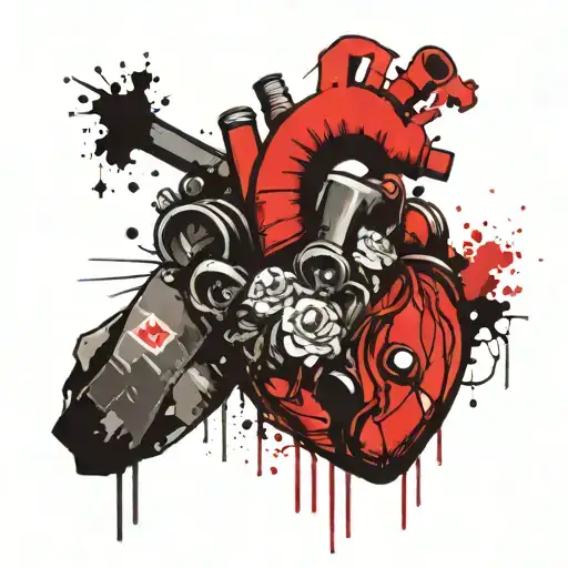 A Broken Heart That A Girl Collects