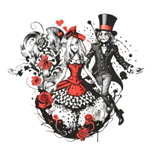 Characters From The Alice In Wonderland