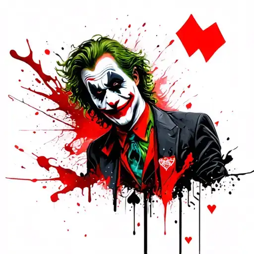 Joker With Playing Cards