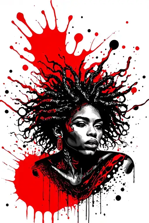 African American Medusa