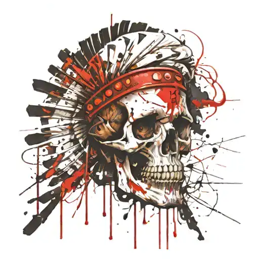 Skull In Headdress