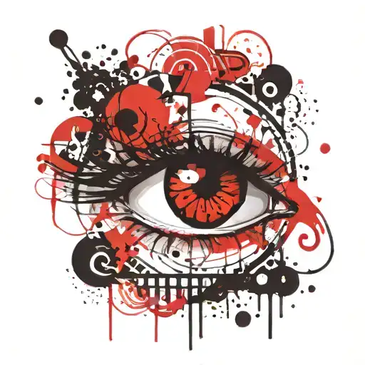 Eye Lettering Without Shadows