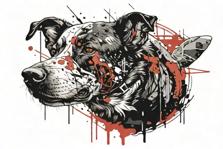 Circular Dog Playing