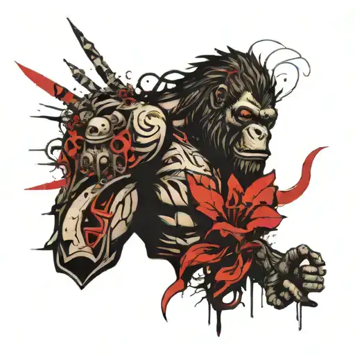 King Kong Furious Medusa Bust