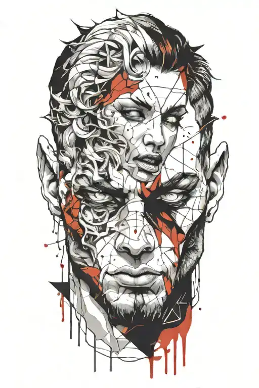 Demon Holding Pretty Girl