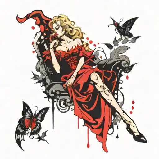 Twisted Sleeping Beauty I'm A Pretty Bitch Prostitute