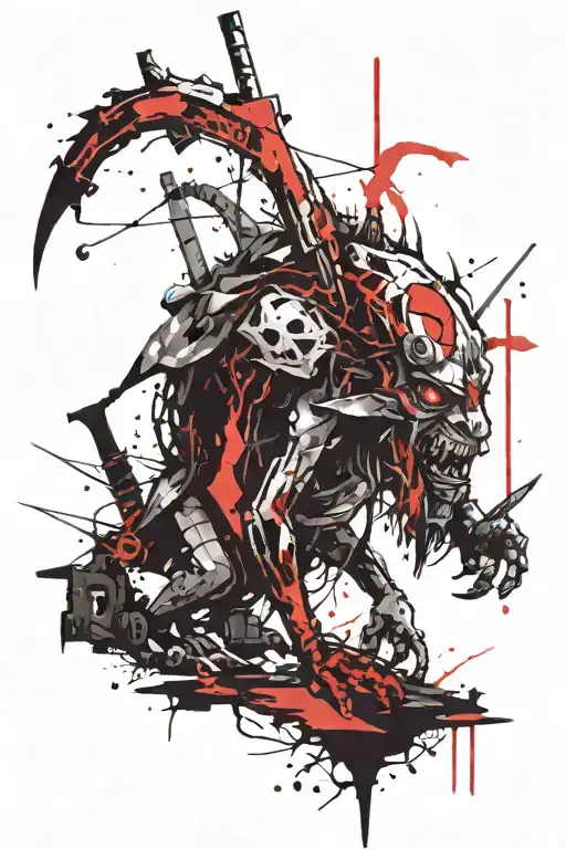 The Monster That Stuck The Sword In The Ground