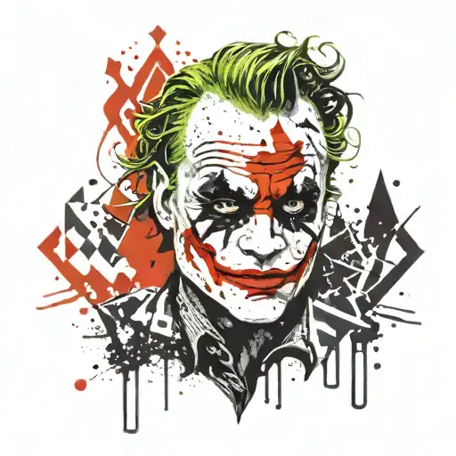 Joker Heath Ledger Card Ace Card