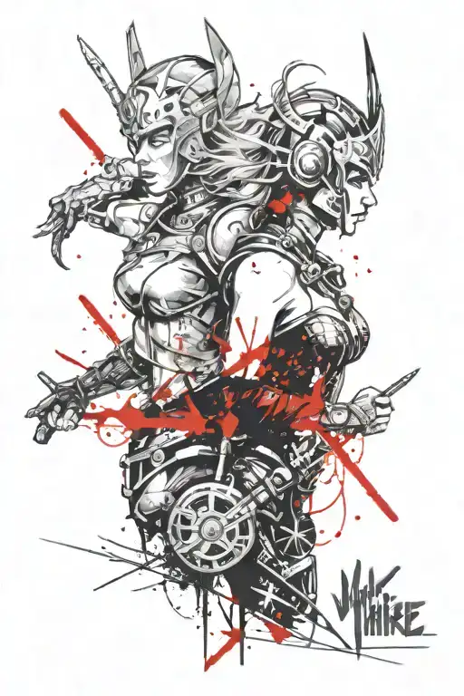 Valkyrie Warrior And Viking Warrior's