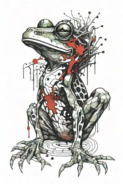 Dragon Frog Meditating