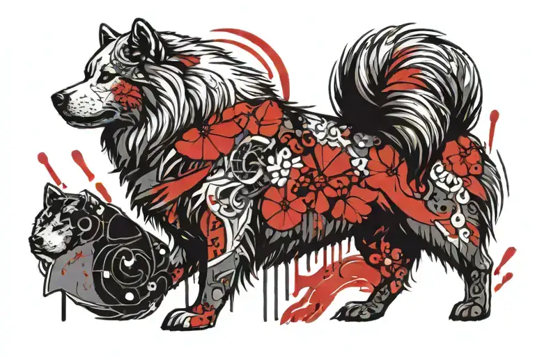 Samoyed Dog Looking Like