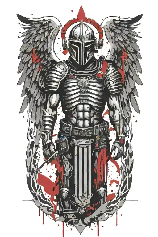 Roman Soldier Sparta Style Wings