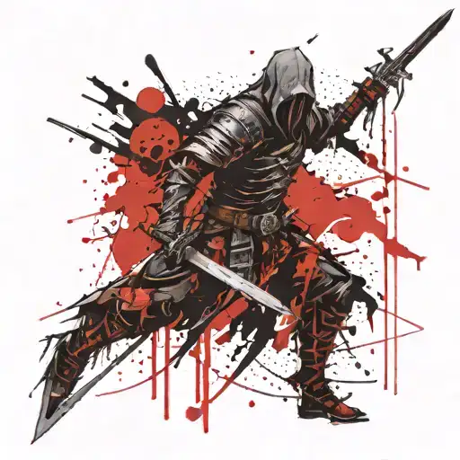 A Death Knight With A Sword