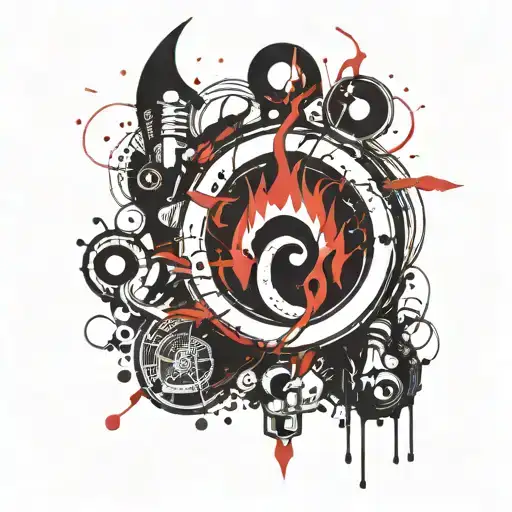 Flame Of Ambition Symbol Made