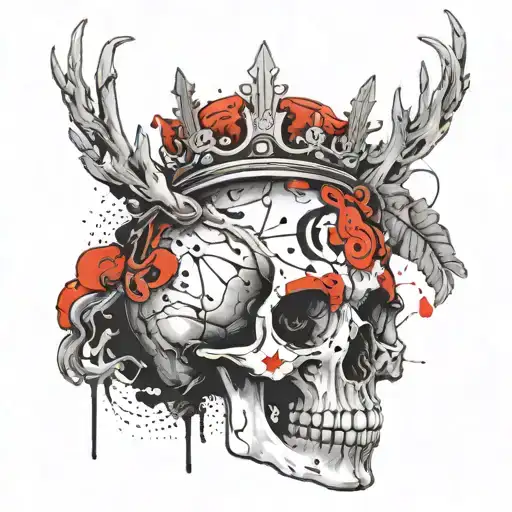 King Of Bones With A Coral Crown