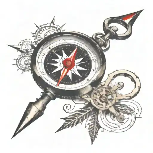 Compass Marking 220 With The Phrase Find Your Real North