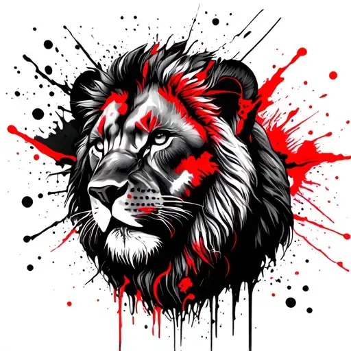 Lioness And Lion Head