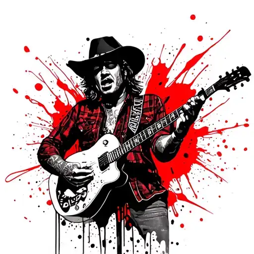 Country Singer Performing